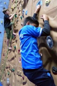 Woodstock School early years climbing